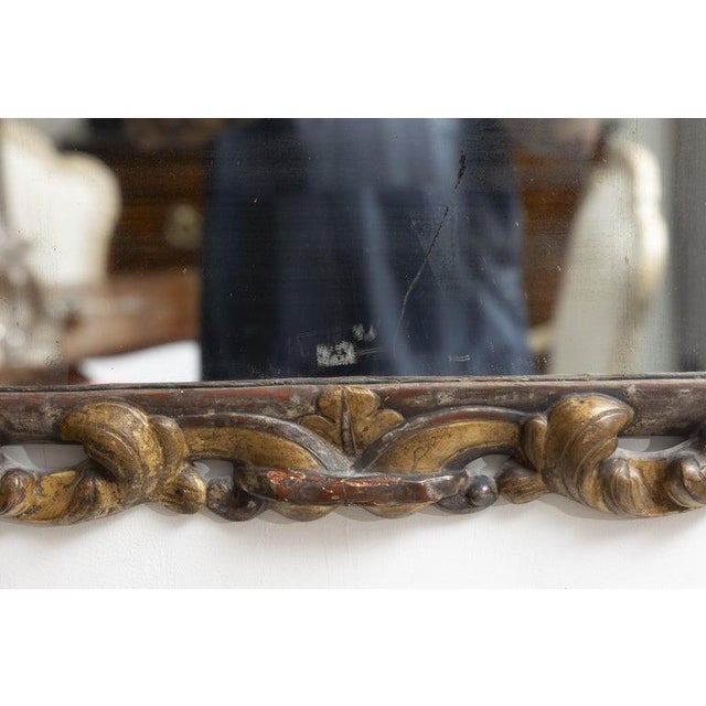 19th Century Italian Baroque-Style Giltwood Mirror For Sale - Image 4 of 6