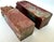 Large MidCentury Chinese Carved Oxblood Pair of Soapstone 8-Horse Seal Bookends For Sale - Image 4 of 12