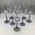 Amethyst Octagonal Stem 4 Champagne and 4 Wine Glasses-Set of 8 For Sale - Image 13 of 13