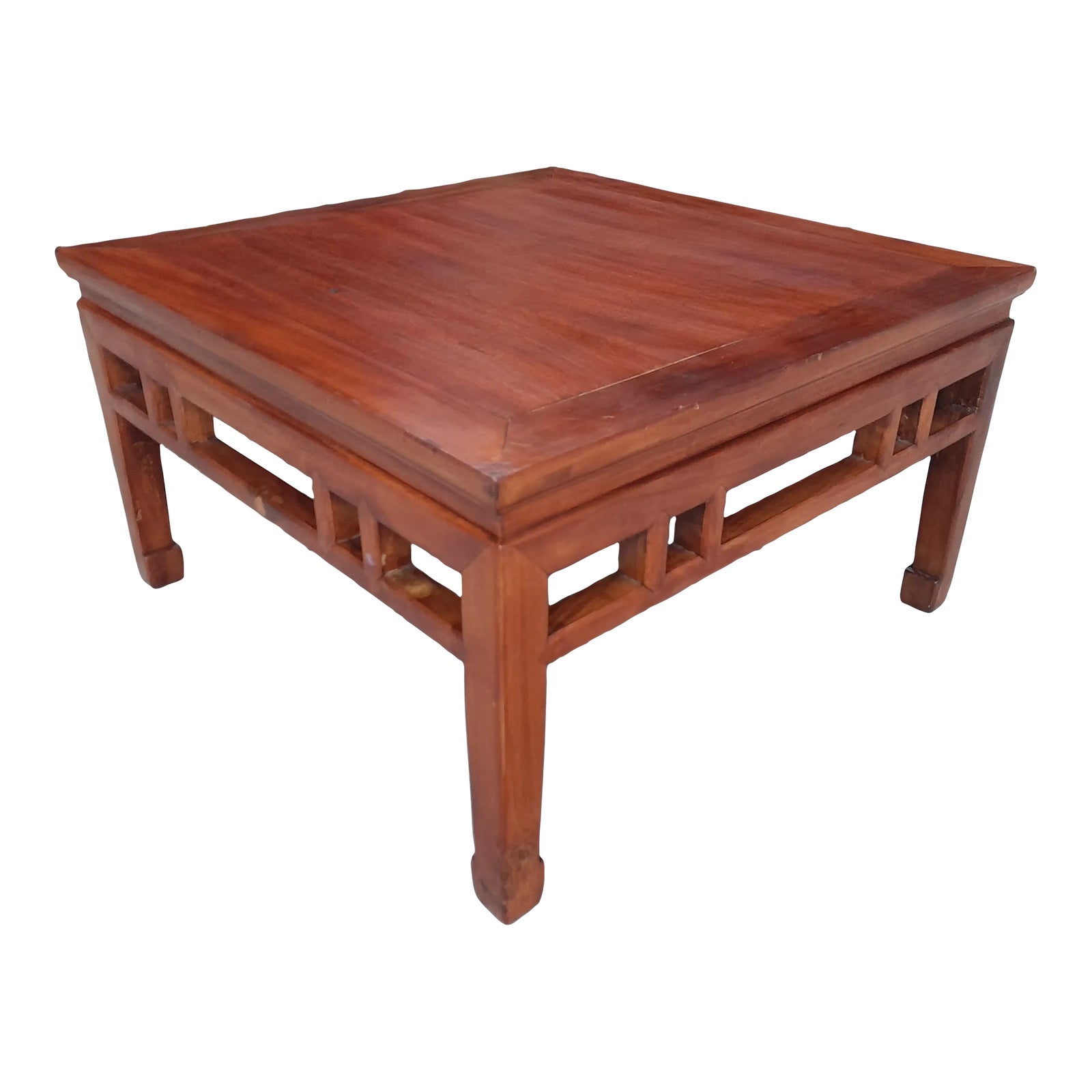 Mid 19th Century Antique Elm Chinese Qing Dynasty Cocktail Table | Chairish