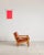Rare lounge chair designed by Tage Poulsen in Denmark. The Danish architect, furniture designer and artist is known for...