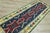 Navy Blue 1960s Turkish Vintage Handmade Navy Blue Handmade Oushak Kilim Runner Rug For Sale - Image 8 of 12
