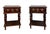 Spanish Carved Wood Nightstands, 1930, Set of 2 For Sale - Image 13 of 13