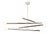 Regina Andrew Beaubien Steel Chandelier, Polished Nickel For Sale