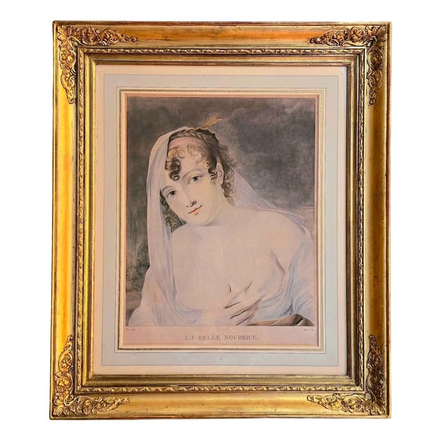 Élisabeth Louise Vigée Le Brun, The Nurse, 1700s, Engraving For Sale