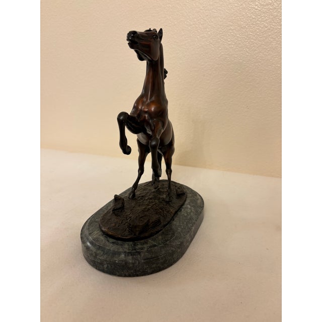 American 1990s Boise State University Bronco, Bronze Sculpture - #21/200, (Limited Edition by Dr. Roy Harris) For Sale - Image 3 of 8