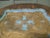 Wood Decorative Carved Gold and Blue Painted Italian Sideboard Tray, 1960 For Sale - Image 7 of 8