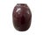 Red Vintage Postmodern 1980s Ox Blood Red Ceramic Bean Pill Shaped Vase Art Deco For Sale - Image 8 of 8