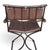 Vintage Baroque Revival Brown Campaign Armchairs With X Frame - A Pair For Sale - Image 17 of 17