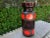 Red 1960s West German Glazed Pottery Vase With Geometric Design For Sale - Image 8 of 9