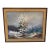 Zaza Meuli Impressionist Impasto Oil Board Winter Landscape Mid Century Modern Brutalist For Sale
