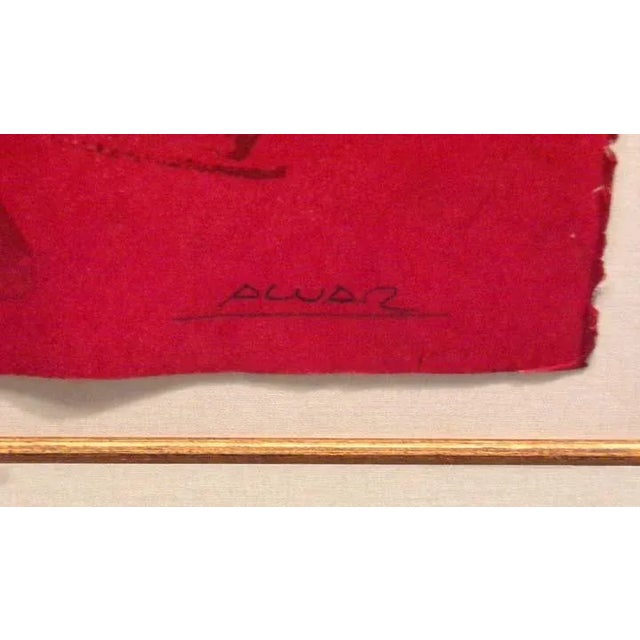 1990s "Perspectiva Con Imagen" Sunol Alvar Hand Signed Print For Sale In Denver - Image 6 of 7