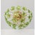 1980s Flush Mount Vintage Green Crystals Chandelier Lighting For Sale - Image 10 of 11
