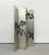 Wood Vintage Midcentury Silver Leaf Botanical Folding Screen With Mirrored Inlays For Sale - Image 7 of 7