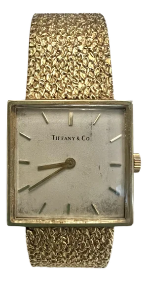 Mid 20th Century 14k Gold Tiffany Watch
