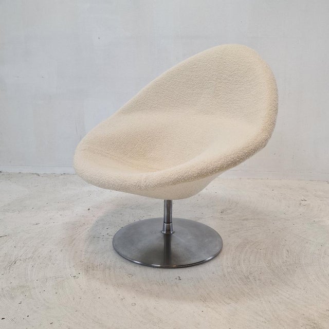 Mid-Century Modern Set of Large Globe Armchair with Ottoman by Pierre Paulin for Artifort, 1960s For Sale - Image 3 of 16