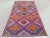 Mid 20th Century 60s Bright Colors Turkish Embroidered Boho Kilim Area Rug For Sale - Image 11 of 11
