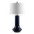 Safavieh Wells Ceramic Table Lamp - Navy Blue For Sale