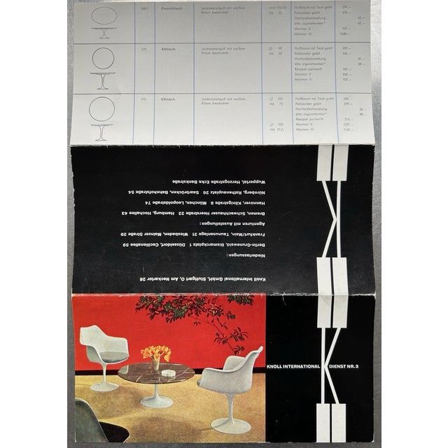 Mid-Century Modern Vintage White Tulip Side Table by Eero Saarinen for Knoll International, 1960s, Set of 2 For Sale - Image 3 of 4