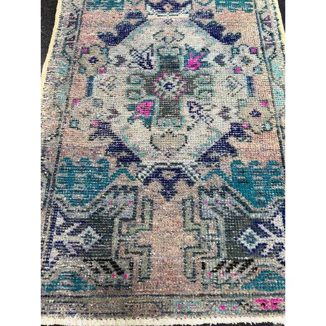 Contemporary Turkish Yastik Rug 1'8" x 2'11" For Sale - Image 3 of 5
