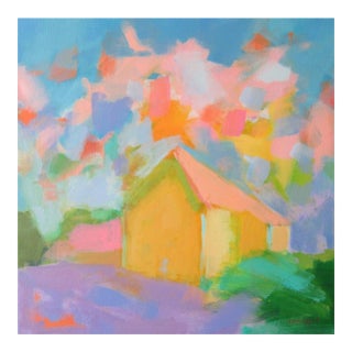 Yellow House by Anne Carrozza Remick For Sale