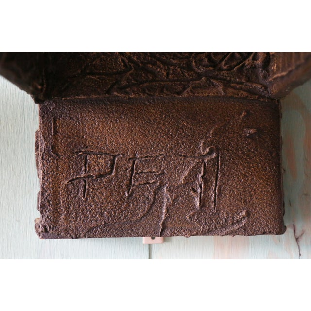 Paul Evans Pe71 Bronzed Resin and Glass Floating Bookshelf Wall Unit C. 1970s For Sale - Image 16 of 16