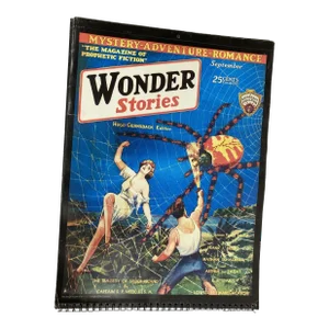 Wonder Stories Calendar 1930's Covers by Gernsback-Frank R Paul Collectible