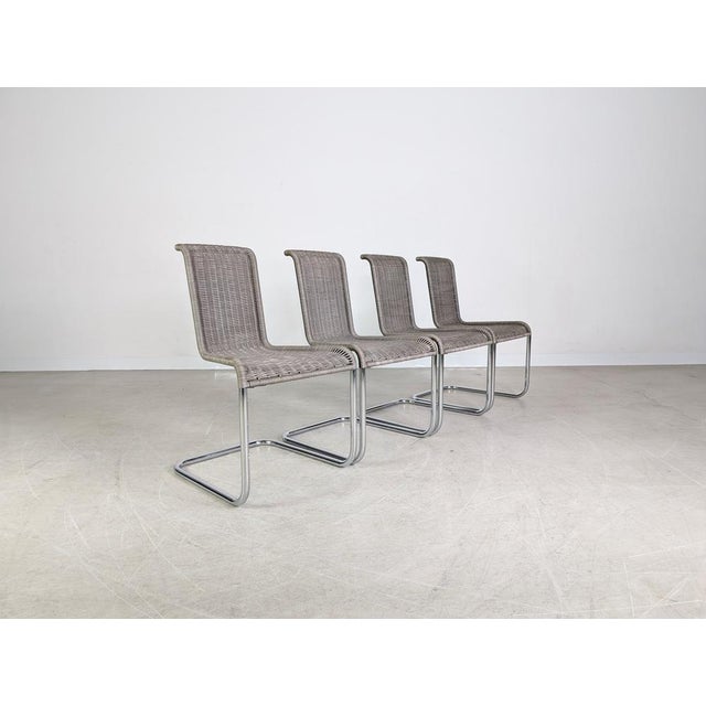 B20 Cantilever Chairs by Jean Prouve for Tecta, Set of 4 For Sale - Image 6 of 9