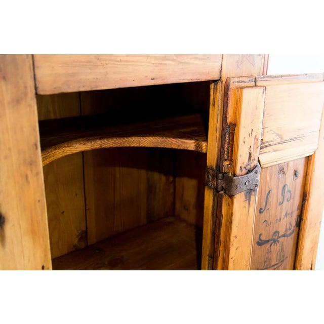 Wood Baltic Pine Armoire, 1830 For Sale - Image 7 of 16