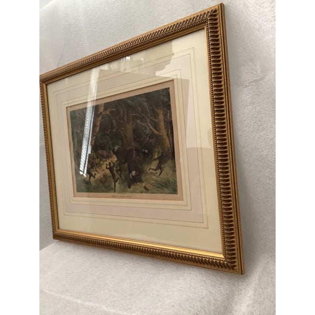 Realism Charge of African Buffalo Lithograph For Sale - Image 3 of 5