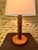 Table lamp, made up of cone-shaped legs turned, modernist, in oak, electricity redone, in superb condition. I have...