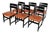 1950’s Mid-Century Modern Leather Dining Chairs - Set of 6 For Sale