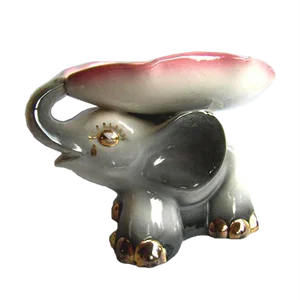 Italian Ceramic Elephant Figurine from Ceramiche Aretine, 1940s