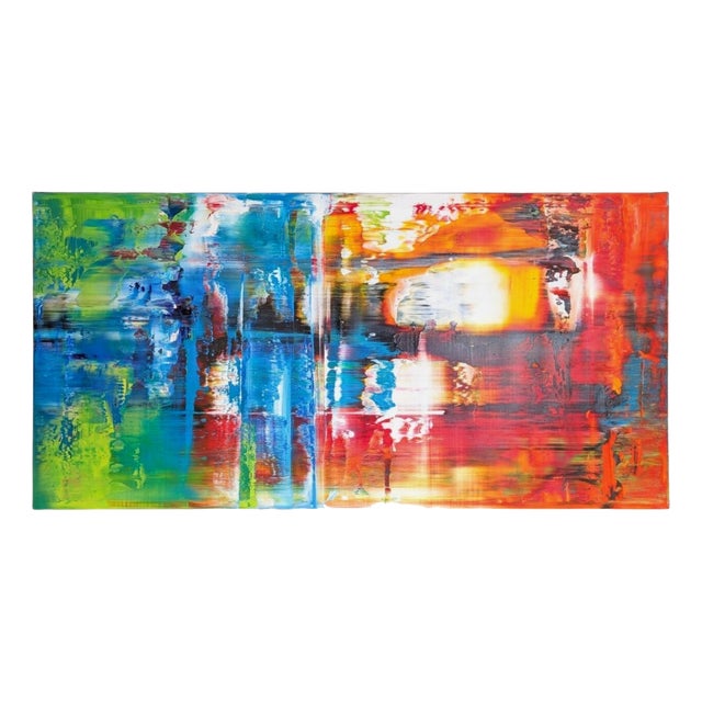 Kim Dieu, Modern Abstract Composition, Acrylic on Canvas, Framed For Sale