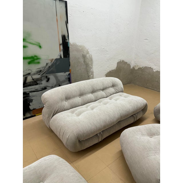 Soriana Living Room Set by Afra and Tobia Scarpa for Cassina, Set of 4 For Sale - Image 13 of 13