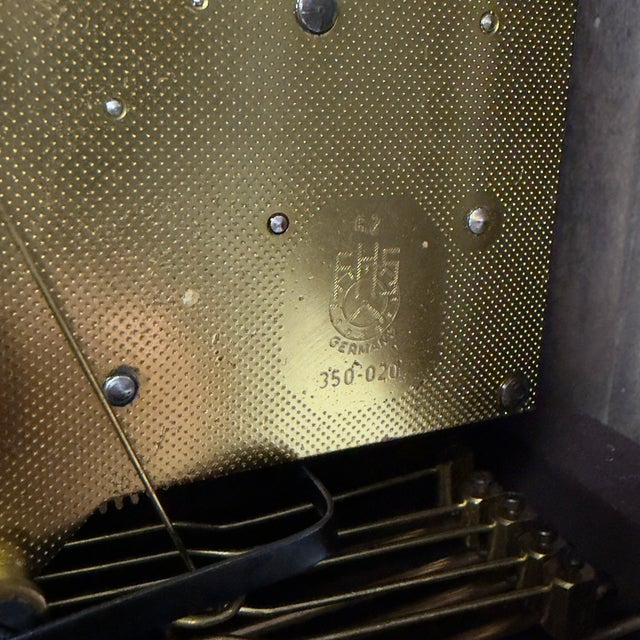 Tempus Fugit Mechanical Table Clock with Lion Feet from Walt For Sale - Image 11 of 17