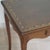 Brown French Writing Desk with Glass Top and Inlays, Early 20th Century For Sale - Image 8 of 15