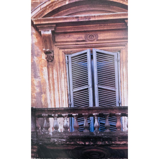 Ruth Burke Signed “Brown Window—Rome, Italy” Architectural Photograph, 2005 For Sale In Houston - Image 6 of 6