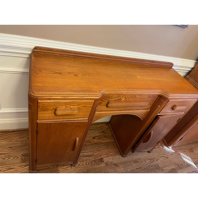 Early 20th Century Oak Buffet For Sale - Image 9 of 9
