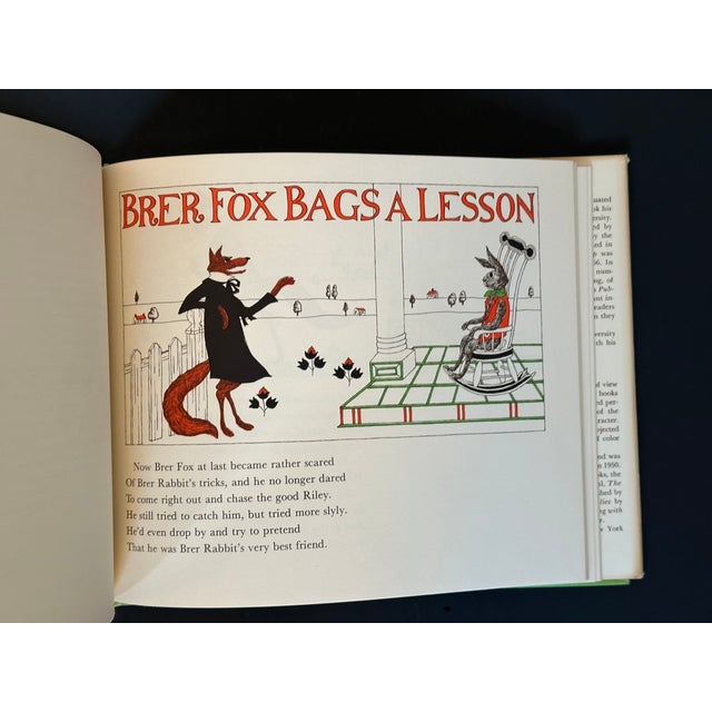 Kelly Green Brer Rabbit's Tricks Drawings by Edward Gorey Signed Book For Sale - Image 8 of 12