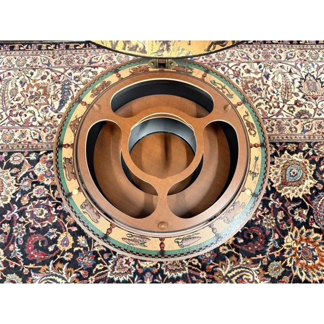 Italian Zoffoli Floor Globe Bar For Sale - Image 12 of 13