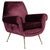 Blue Mid-Century Modern Italian Velvet Armchair by Gigi Radice for Minotti, 1950s For Sale - Image 8 of 8