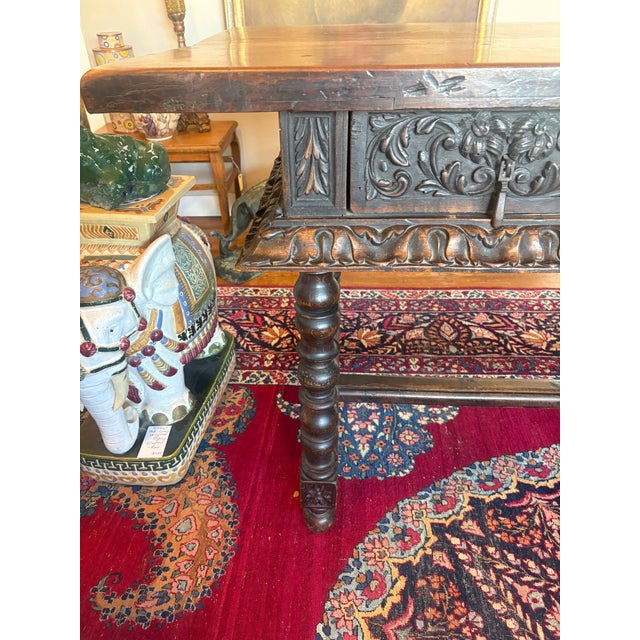 17th Century Spanish RefectoryTable For Sale - Image 9 of 9