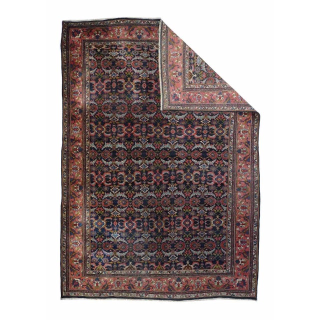 Traditional Antique Bidjar Rug 8'7'' x 12'9'' For Sale - Image 3 of 10