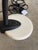 1980s White and Black Gooseneck Desk Lamp With Adjustable Arm For Sale In Los Angeles - Image 6 of 10