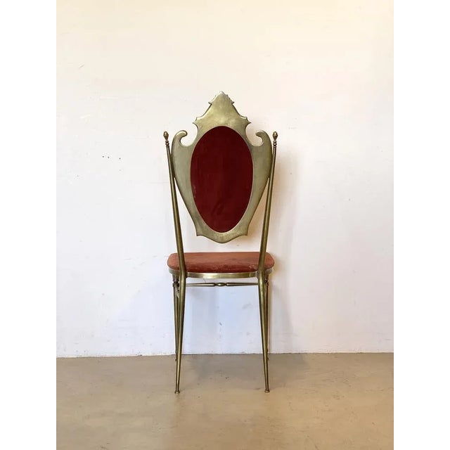 Vintage Brass Chair, 1950s For Sale - Image 5 of 13