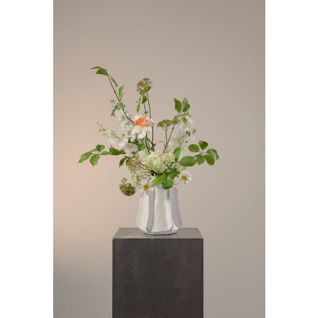Contemporary Bay Window Floral Arrangement by Apartment 387 For Sale - Image 3 of 6