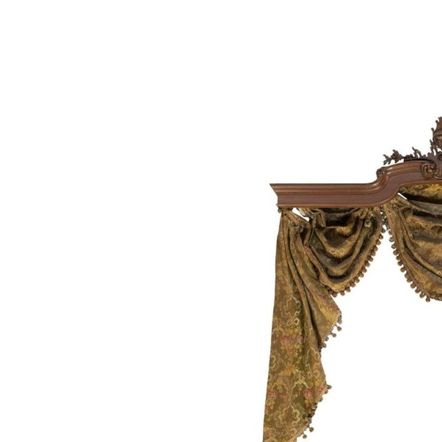 Furniture - Five valances - 19th century. Portuguese, 19th century, carved and openwork mahogany wood with gilding....