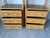 Vintage Coastal Pagoda-Style Rattan Etagères With Three Drawers – A Pair For Sale In Miami - Image 6 of 12