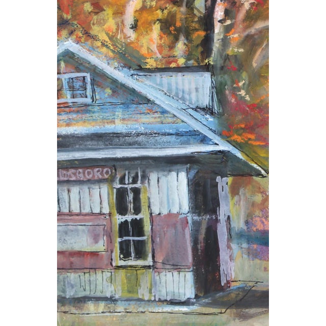 Impressionist Sunny Day, Erik Freyman Oil and Pastel on Board, Signed in Pen For Sale - Image 3 of 4